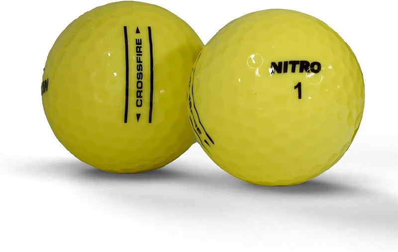 Nitro Crossfire Kugel-Set, Gelb, 45 Stück