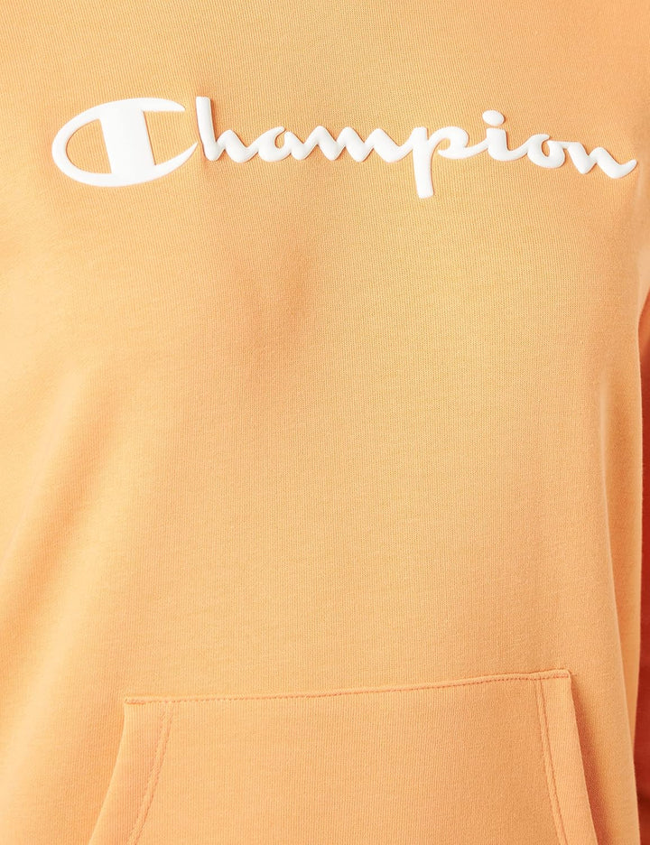 Champion Damen Legacy American Classics Powerblend Terry Small Logo Kapuzenpullover M Orange, M Oran