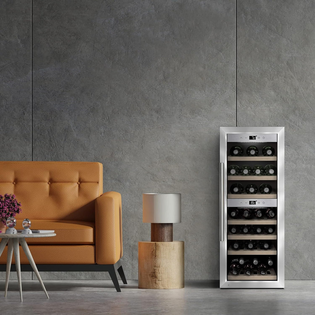 Caso Wine cooler WineComfort 380 Smart Showcase, Bottles capacity 38, Cooling type COMPRESSOR TECHNO