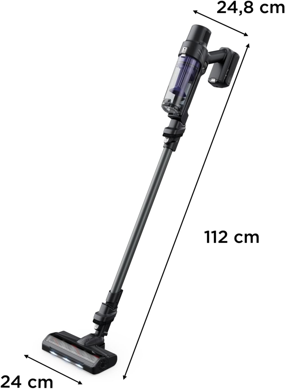 Rowenta X-PERT 7.60, Akkustaubsauger, 140 W Saugleistung, langlebiger Akku, Hochleistungs-LED-Bodend