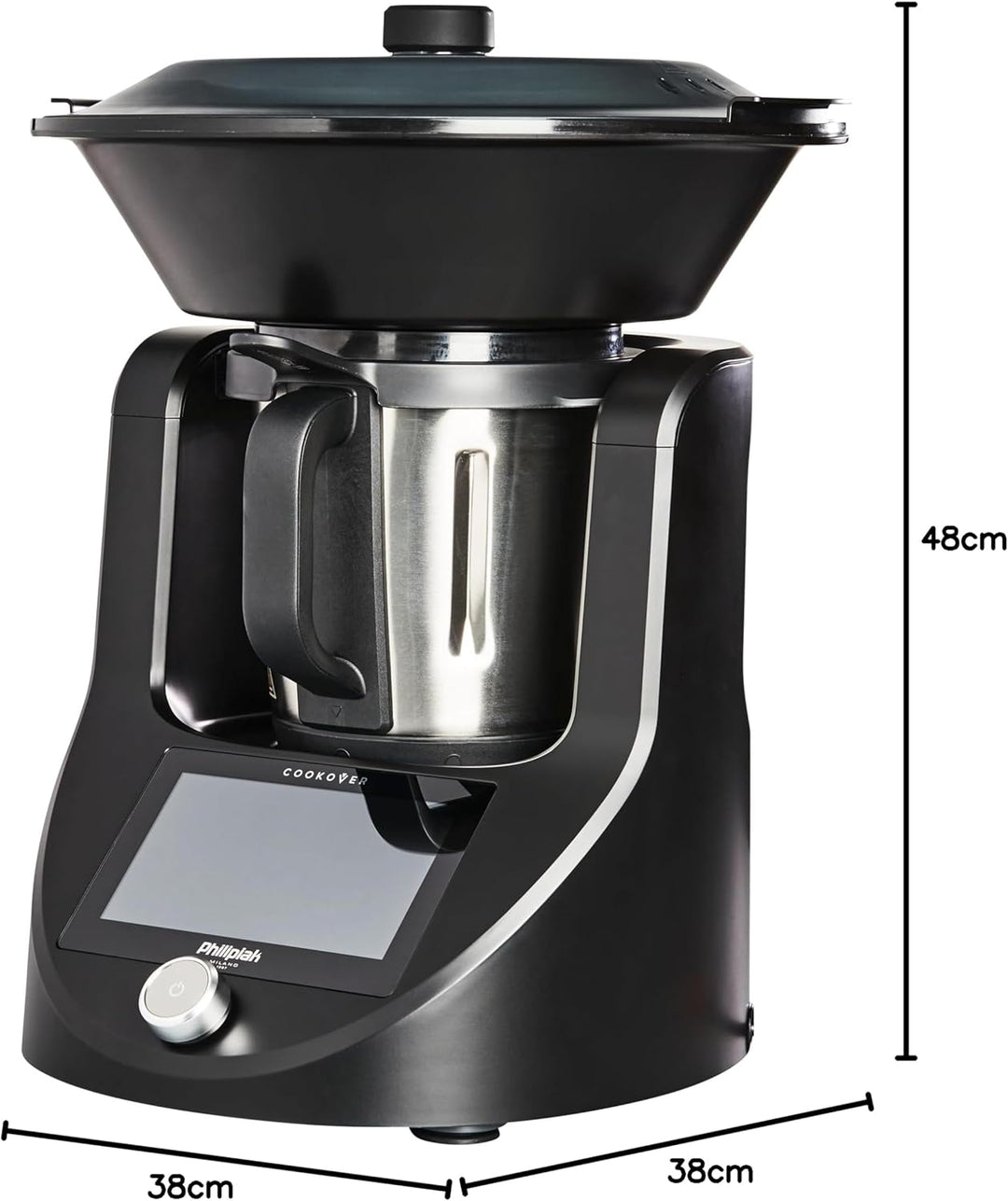 Küchenmaschine mit Kochfunktion Cookover Multifunktions Universalküchenmaschinen mit WLAN und Waage
