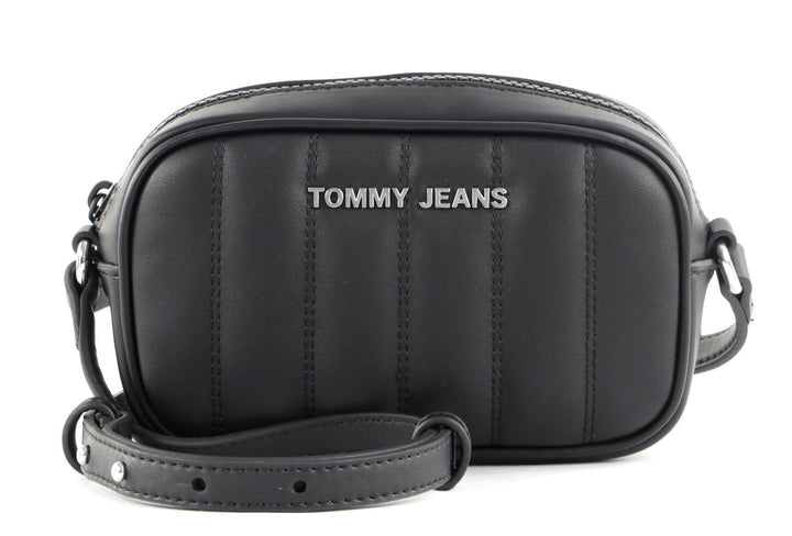 Tommy Hilfiger TJW Femme PU Crossover Quilt Black
