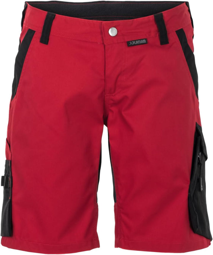 Planam Damen Norit Damen Bundhose Cargo (1er Pack) 46 Rot/Schwarz, 46 Rot/Schwarz