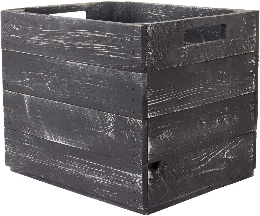 4 Kisten für Kallax Regale Fachelement aus Holz für Regale - auch einzeln schöne Deko - 32x37,5x32,5