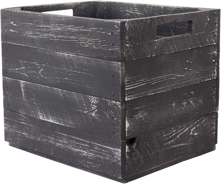 4 Kisten für Kallax Regale Fachelement aus Holz für Regale - auch einzeln schöne Deko - 32x37,5x32,5