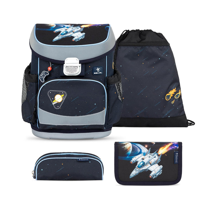 Belmil Mini-Fit Schulranzen Set 4 -teilig (405-33/AG/S) (Orion), Orion