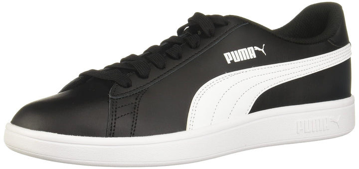 PUMA Herren Smash 2Sneaker 42.5 EU L Schwarz Weiss, 42.5 EU L Schwarz Weiss