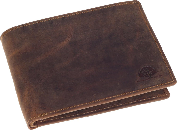 Greenburry Vintage Herren Geldbörse Portemonnaie 15,5x1x10cm Langbörse Truckerbörse