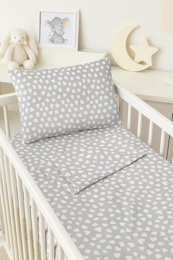 BABYLUX Bettwäsche Bezug 2 Tlg. 100 x 135 cm Kinderbettwäsche Bettwäsche Bettset Babybettwäsche (95.