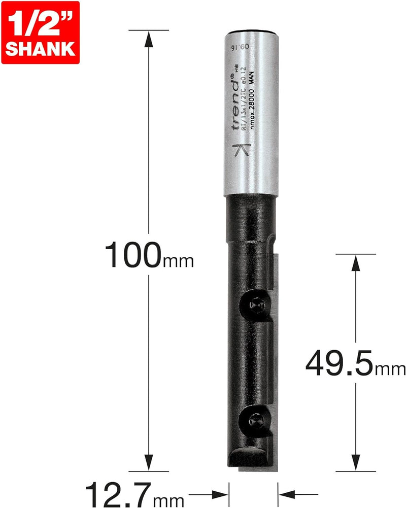 Trend RT/13X1/2TC ROTA-TIP 12,7 mm Durchmesser x 49,5 mm Zuschnitt