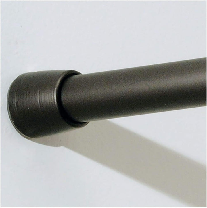 iDesign 78571 Duschvorhangstange (109-191 cm), mittellange Teleskopstange aus Metall, ausziehbare Du