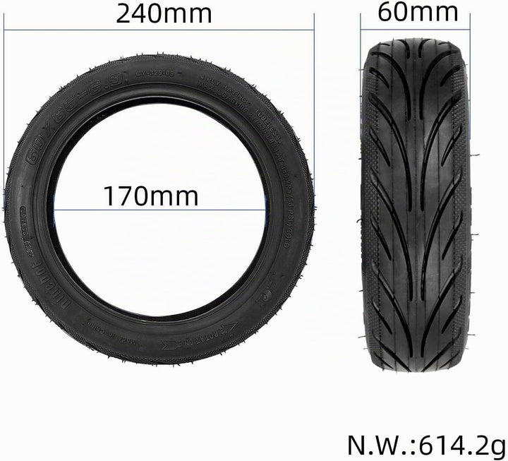 VOLOHAS 60/65-6,9 schlauchloser Reifen 10 Zoll Tubeless Reifen für Ninebot Max G2/G2D/G2 E/G65 Elekt