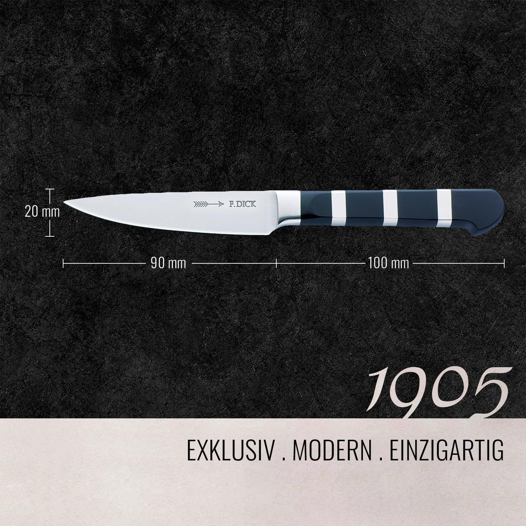 F. DICK Officemesser, 1905 (Messer mit Klinge 9 cm, X50CrMoV15 Stahl, nichtrostend, 56° HRC)