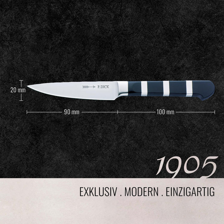F. DICK Officemesser, 1905 (Messer mit Klinge 9 cm, X50CrMoV15 Stahl, nichtrostend, 56° HRC)