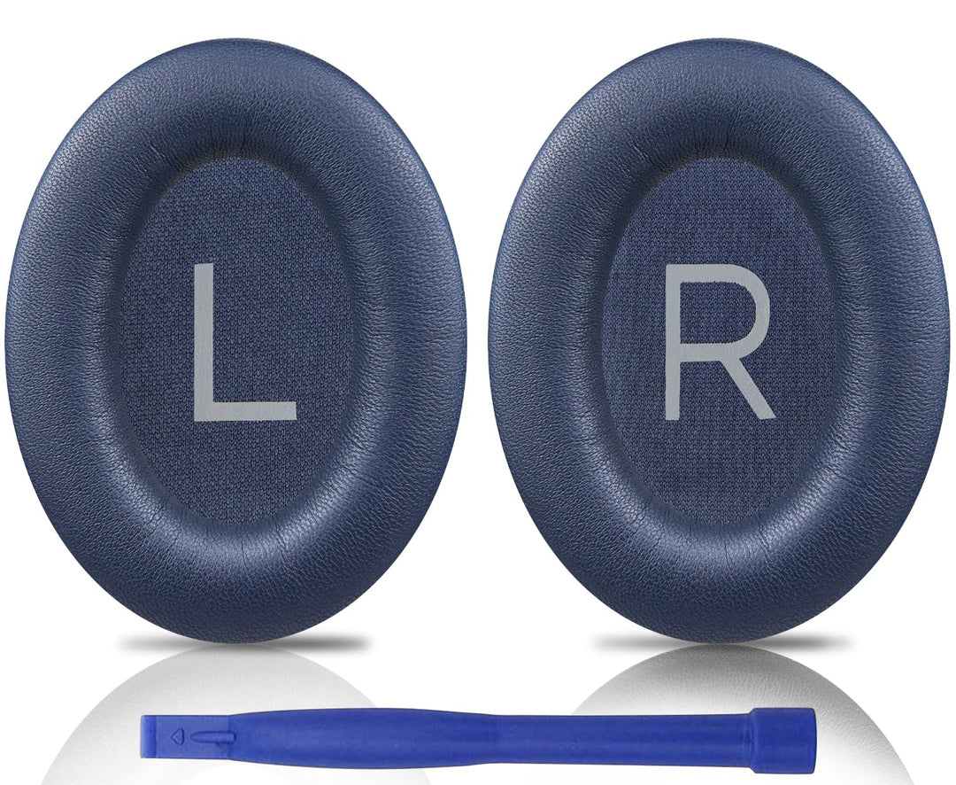 SOULWIT Lammfell Ersatzpolster Ersatz Ohrpolster für Bose QuietComfort 45 (QC45)/QuietComfort SE (QC