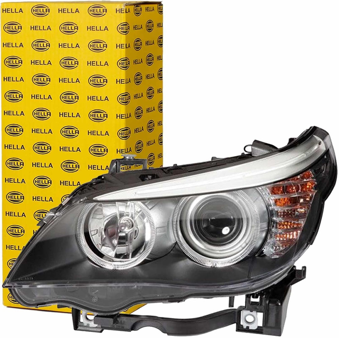 HELLA 1EL 009 449-021 DE/Halogen-Hauptscheinwerfer - rechts - für u.a. BMW 5 (E60), Rechts