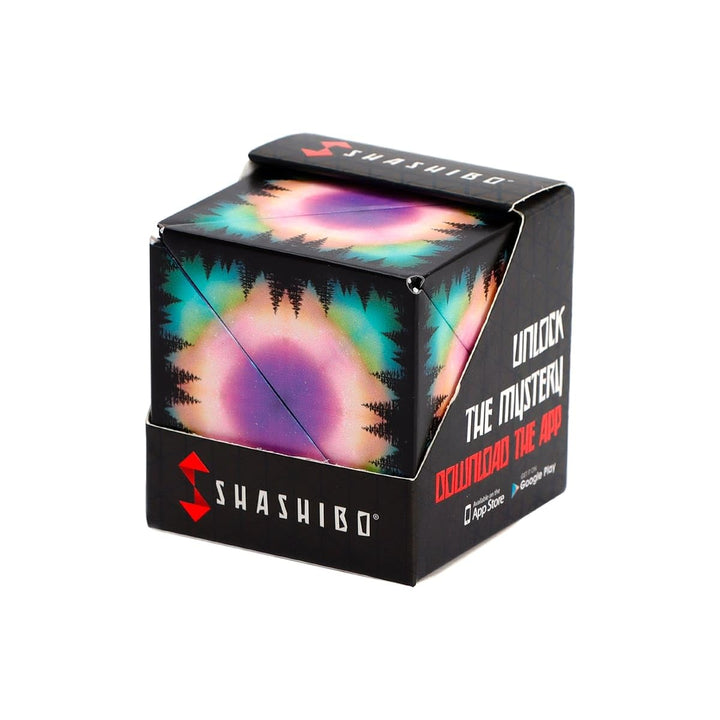SHASHIBO Formwechsel-Box – Preisgekrönter, patentierter Zappelwürfel mit 36 Seltenerdmagneten – läss