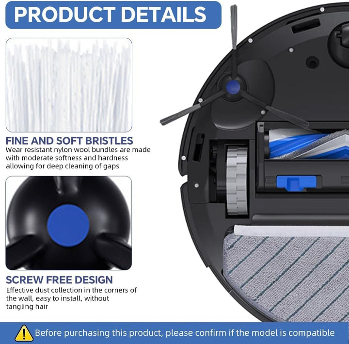 ECOVACS Standard-Ersatzkit für DEEBOT T30 PRO Omni / T30 Omni Saugerroboter, 1*Anti-Tangle-Hauptbürs