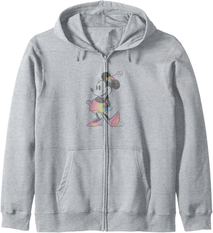 Disney Mickey And Friends Minnie Mouse Tie Dye Kapuzenjacke