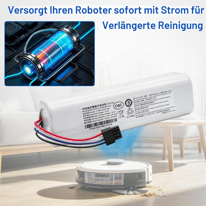 5600mAh Akku für Dreame F9 D9 D9 Pro D9 Max L10 Pro Z10 Pro L10S Ultra Staubsauger – Ersatzbatterie,