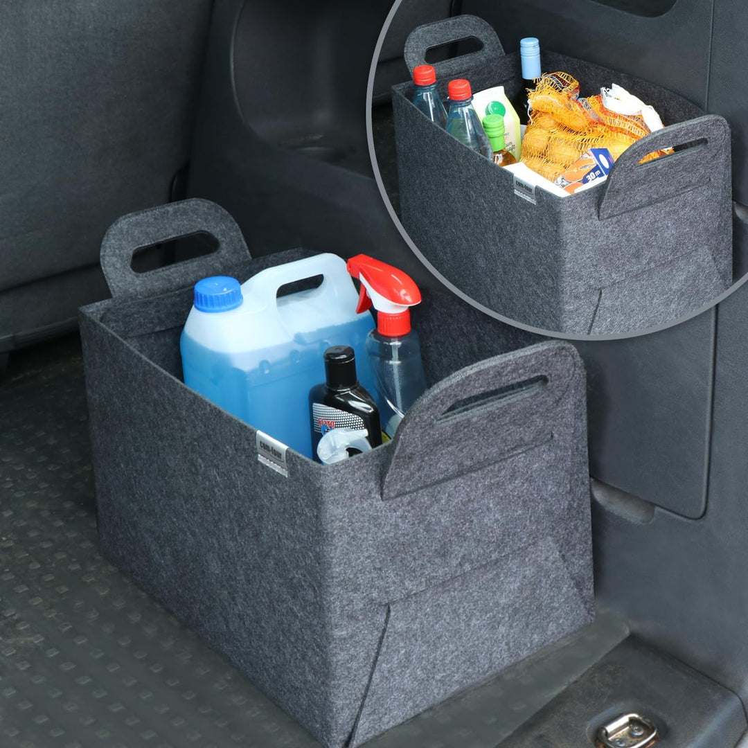 COM-FOUR® Filz-Tasche XXL für den Einkauf - Transporttaschen für Zeitungen, Altpapier und Shopping -
