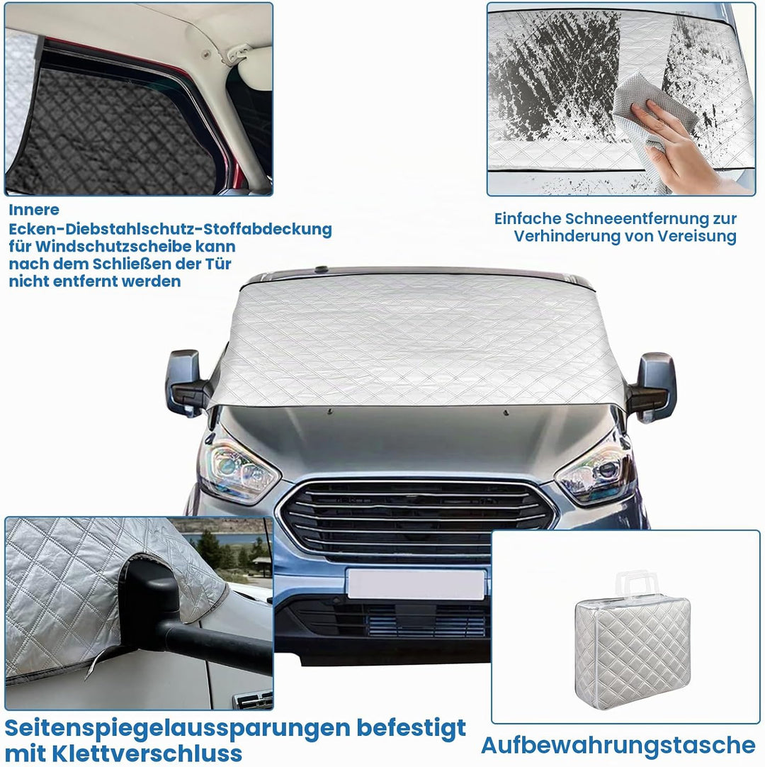 Windschutzscheibenabdeckung für Benz Vito W447 2015-2024, mit Innenbaumwolle, Externe thermische Win