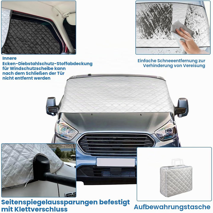 Windschutzscheibenabdeckung für Benz Vito W447 2015-2024, mit Innenbaumwolle, Externe thermische Win