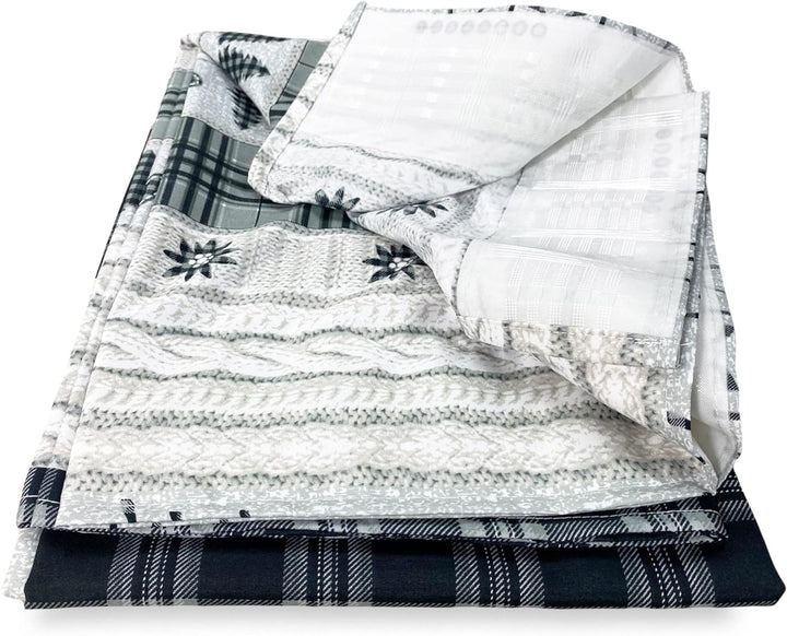 Tex Family Vorhang Tiroler Beige im Bergstil, 180 x 280 cm, Beige