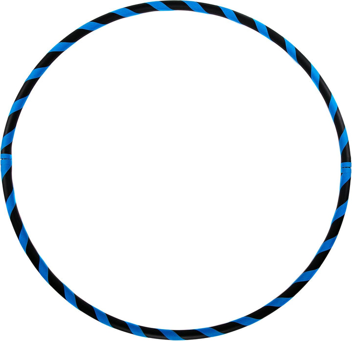 Faltbarer Anfänger Hula Hoop Reifen, Ø90/95/100/105cm Ø90cm Neon-Blau, Ø90cm Neon-Blau