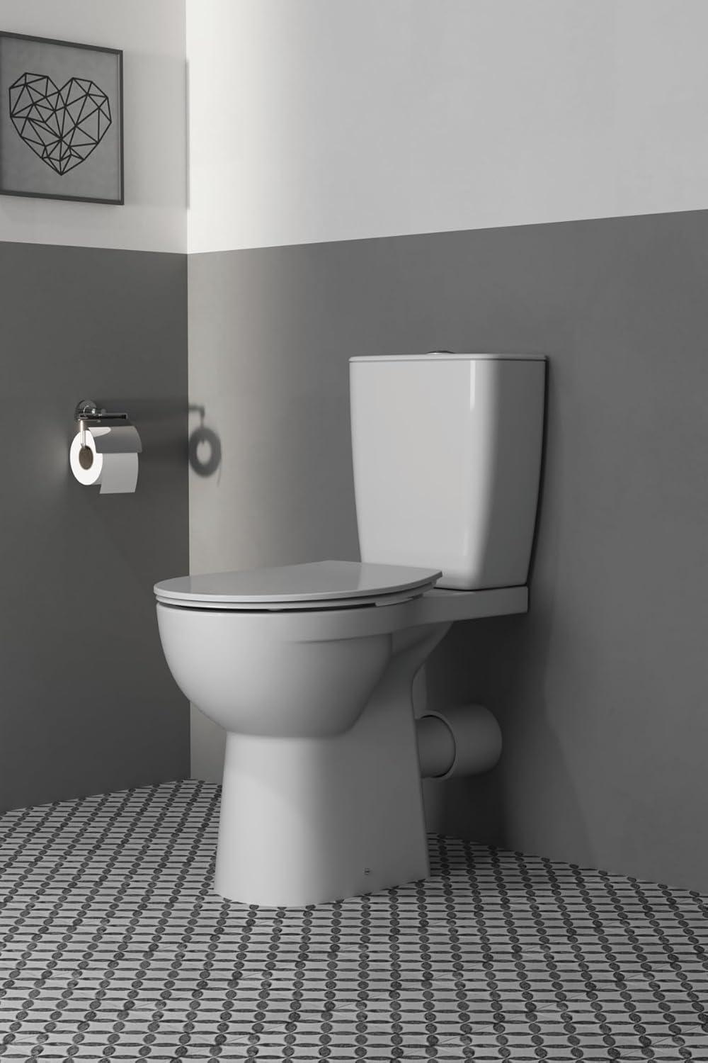 Ideal Standard E131801 Eurovit WC-Sitz, Weiss Universal Design mit Softclosing, Universal Design mit