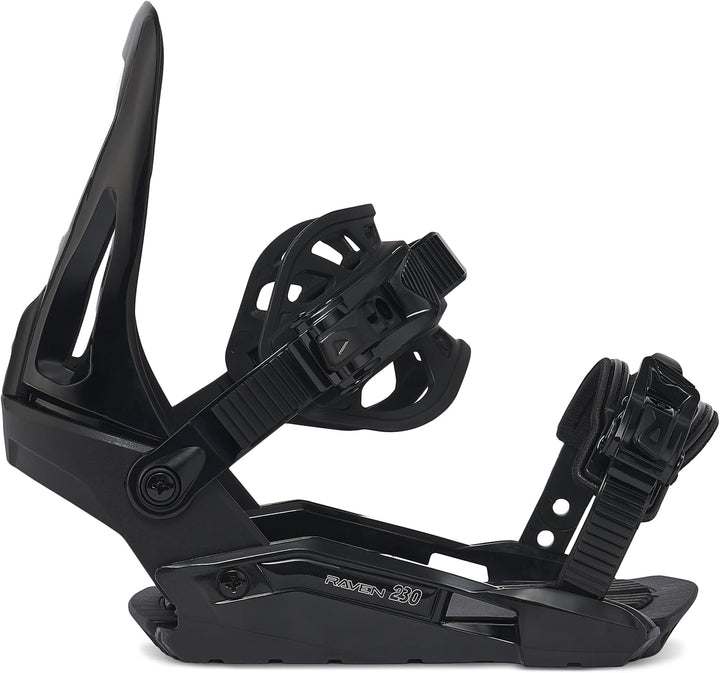 RAVEN Snowboard Bindung s200 oder s230 M/L (40-47) s230 Black, M/L (40-47) s230 Black