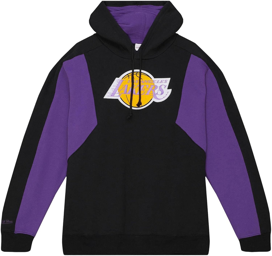 Mitchell & Ness NBA Color Blocked Hoodie 2.0 S Los Angeles Lakers, S Los Angeles Lakers