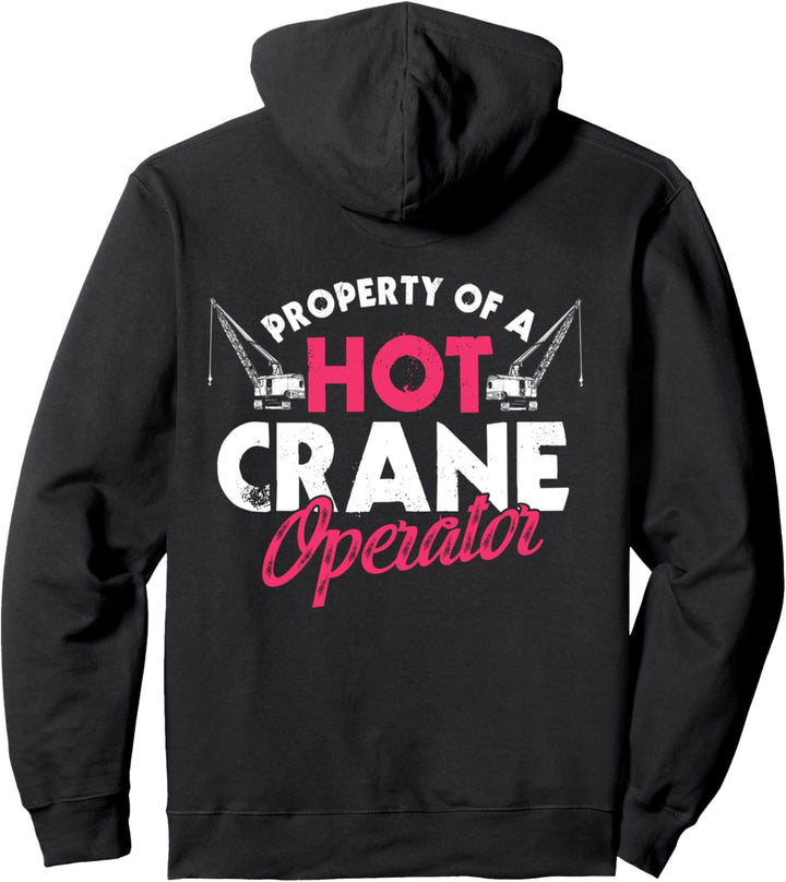 Kranführer Geschenke Design auf der Rückseite der Kleidung Pullover Hoodie
