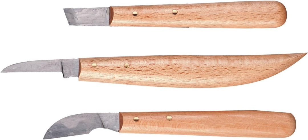Connex Kerbschnitzgarnitur 3-teilig COXT861213 Mehrfarbig