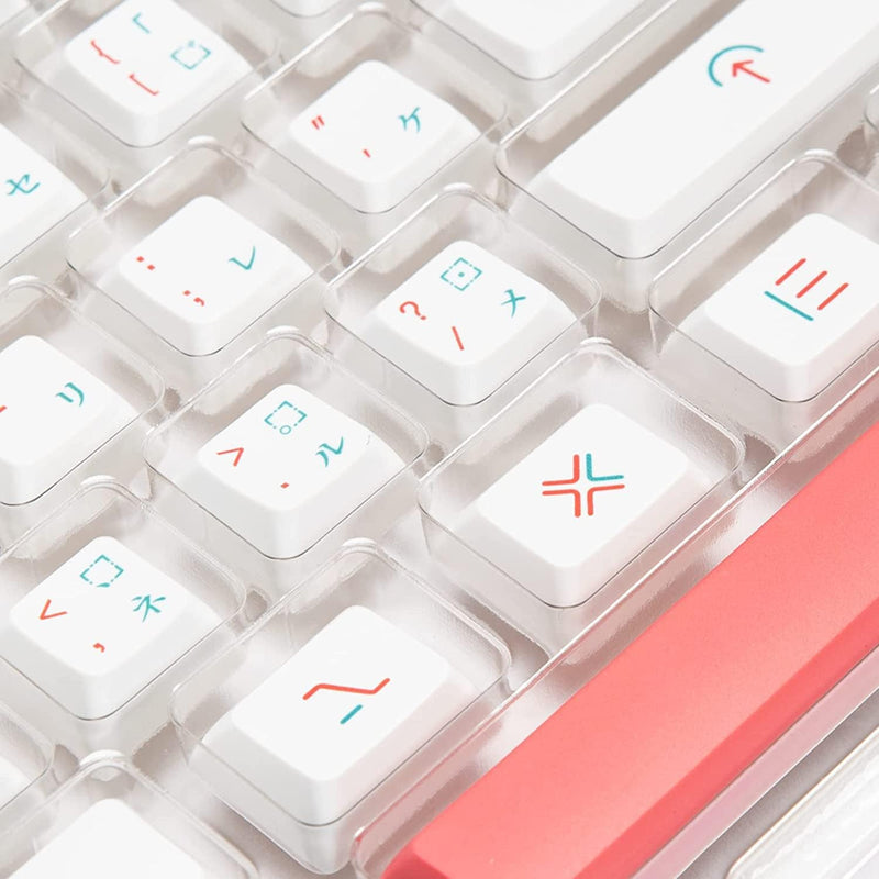 Akko Red Fuji Tastatur Tastenkappen 161 Tasten JDA Profile PBT Dye-Sub Full Keycap Set für Mechanisc