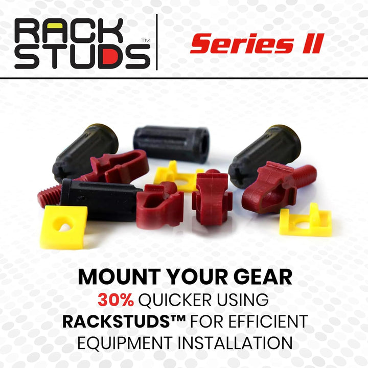 Rackstuds R20 Serie II Rackmontageschrauben – Server-Rack-Schrauben und Käfigmuttern-Ersatz für 19"