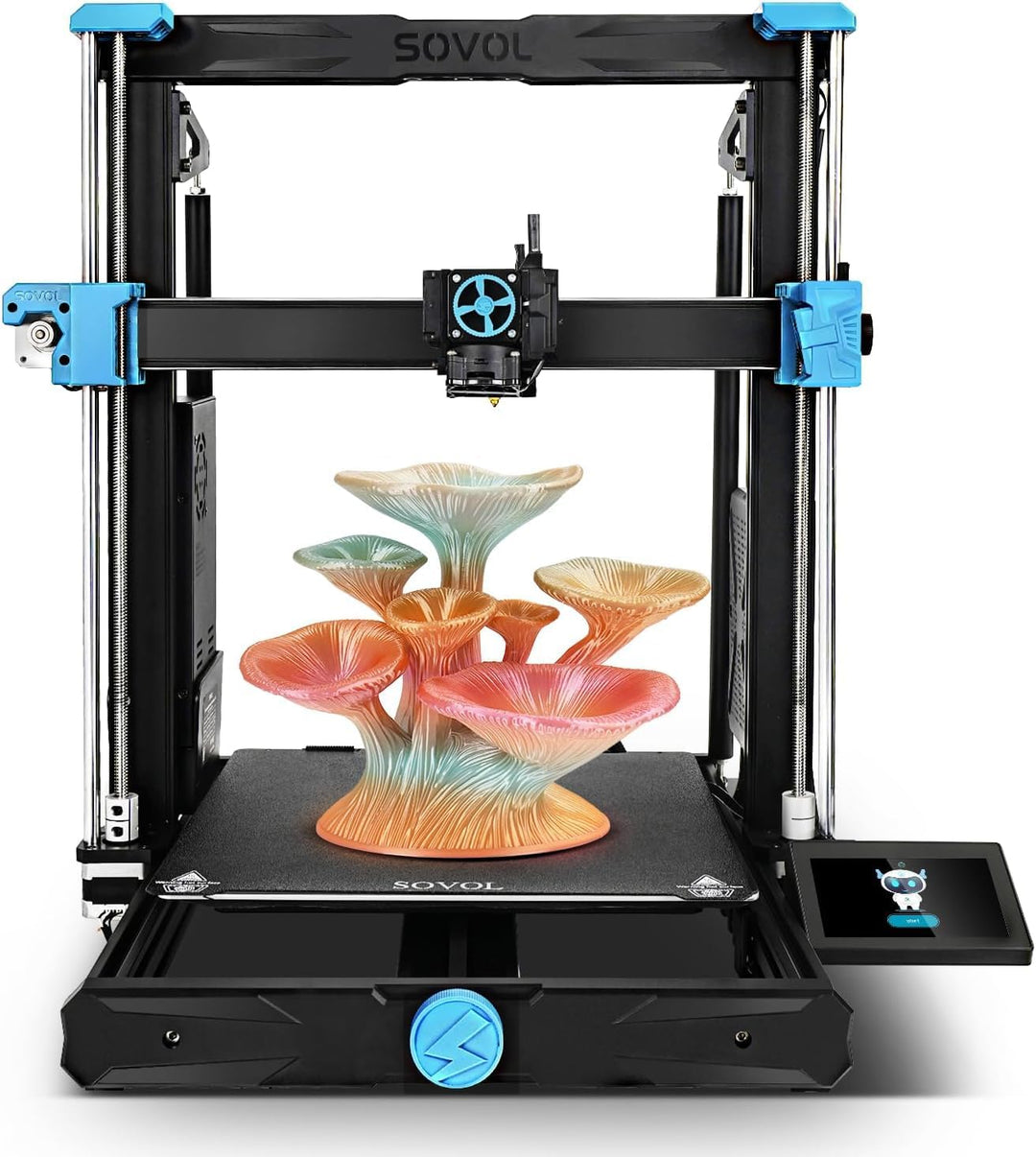 Sovol SV06 Plus ACE 3D-Drucker Open Source, 500 mm/s Schnelles Drucken, vollautomatische Nivellierun