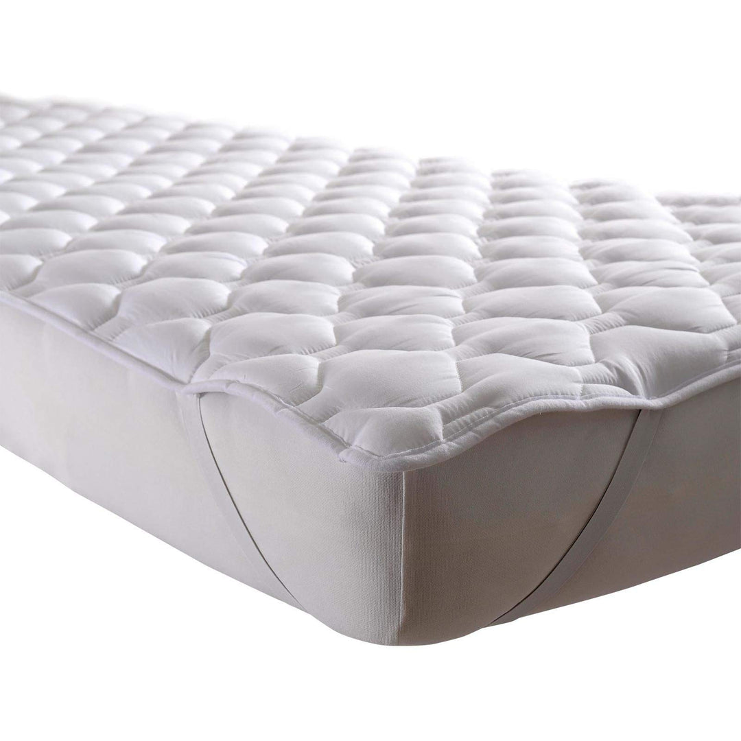 Allergiker Unterbett Microfaser Kochfest – hygienische Matratzenauflage mit Eckgummis, pflegeleicht