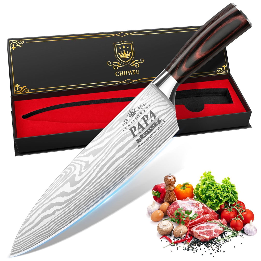 Chipate Vatertagsgeschenk für Papa, Küchenmesser Papa Geschenk, Geschenk Vatertag, Geschenke für Pap