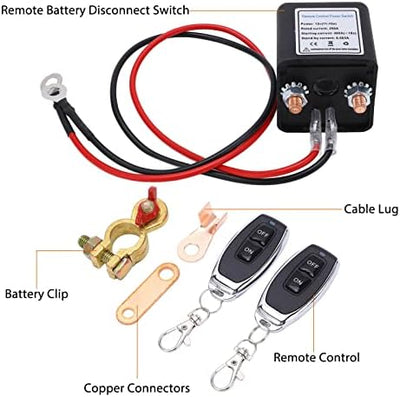 Batterie-Ferntrennschalter, 12 V 250 A Verbesserte Fernsteuerung Verhindert das Entladen der Batteri