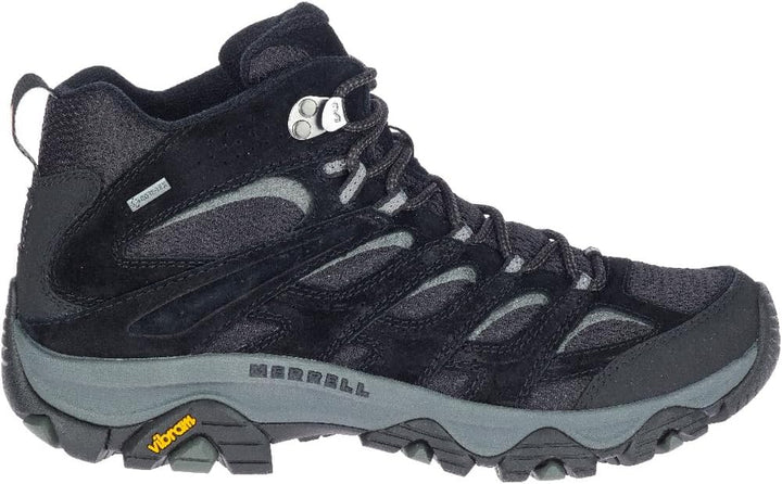 Merrell Herren Moab 3 Mid GTX Wanderstiefel 42 EU Black Grey, 42 EU Black Grey