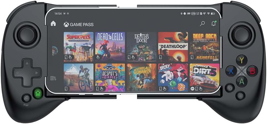 ShanWan Handy Controller für Android/iOS/iPhone15, Bluetooth Mobile Gaming Controller mit Funktion d