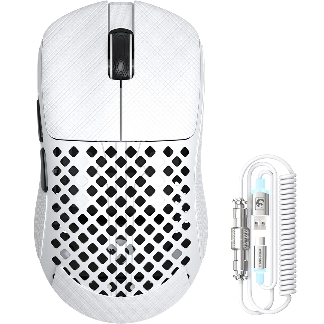 MAMBASNAKE M2 Ultra-Lightweight Wireless Gaming Mouse, PAW3395PRO Sensor 40000 DPI, 41g Carbon Fiber
