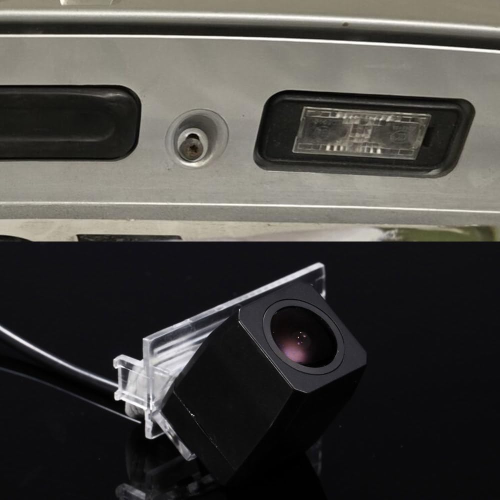 Universal Auto Rückfahrkamera Farbkamera Einparkkamera mit 4IR Nachtsicht und 170° Winkel für Rückfa