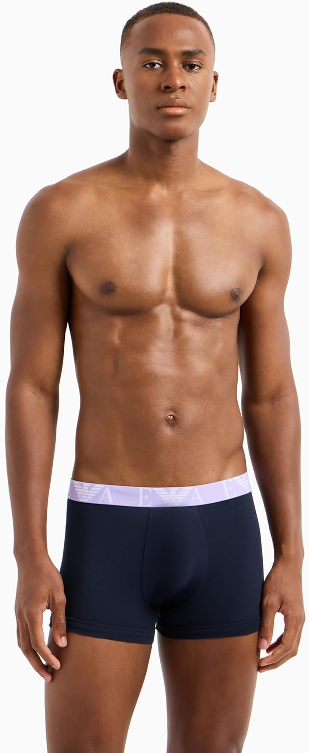 Emporio Armani Underwear Herren Badehose (3er Pack) M Armani Blue/Armani Blue/Armani Blue, M Armani
