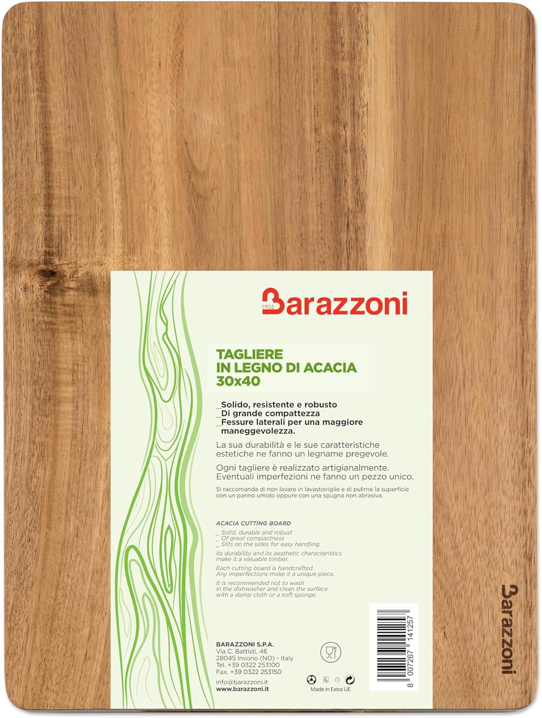 Barazzoni Schneidebrett Acacia 40x30