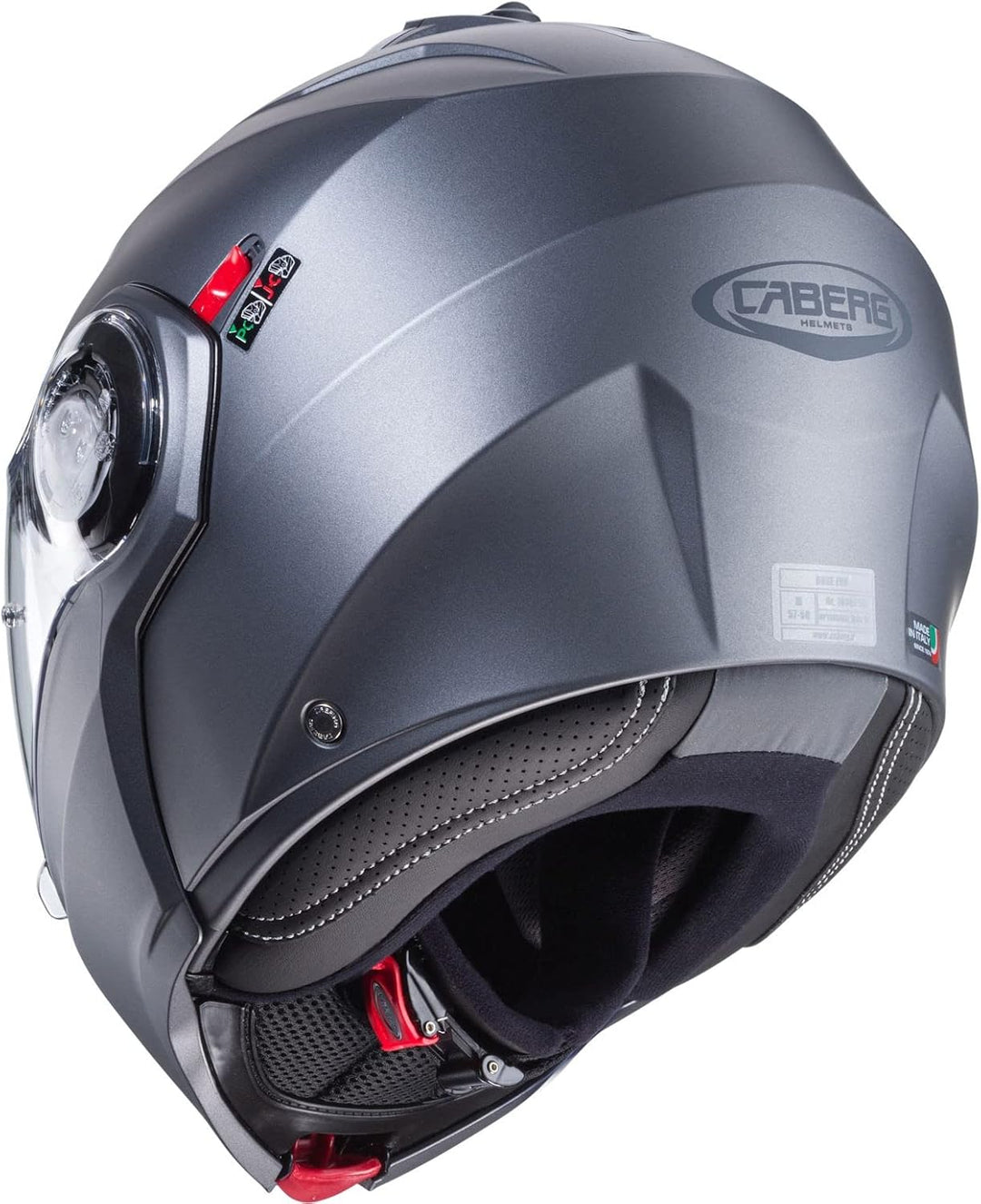 Caberg Klapphelm Duke EVO matt Gun Sonnenblende P/J inklusive Pinlock ECE 22.06 XL 61/62, XL 61/62