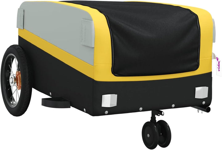 Fahrradanhänger 30kg Eisen Orange | Robustes Eisen, 30kg Zuladung, stabil Gelb, Gelb