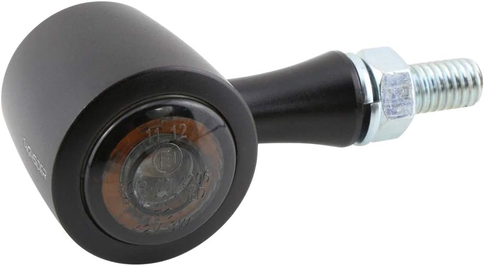 HIGHSIDER Enterprise-EP1 3in1 Motorrad LED Rücklicht/Bremslicht/Blinker, E-geprüft (2er-Pack) (Schwa