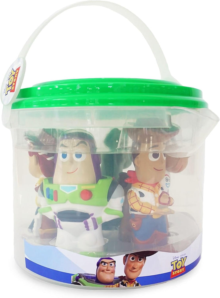 Disney Store Official - Toy Story - Badespielzeugset - 5 Teile - Mit Buzz Lightyear, Woody, Jessie,